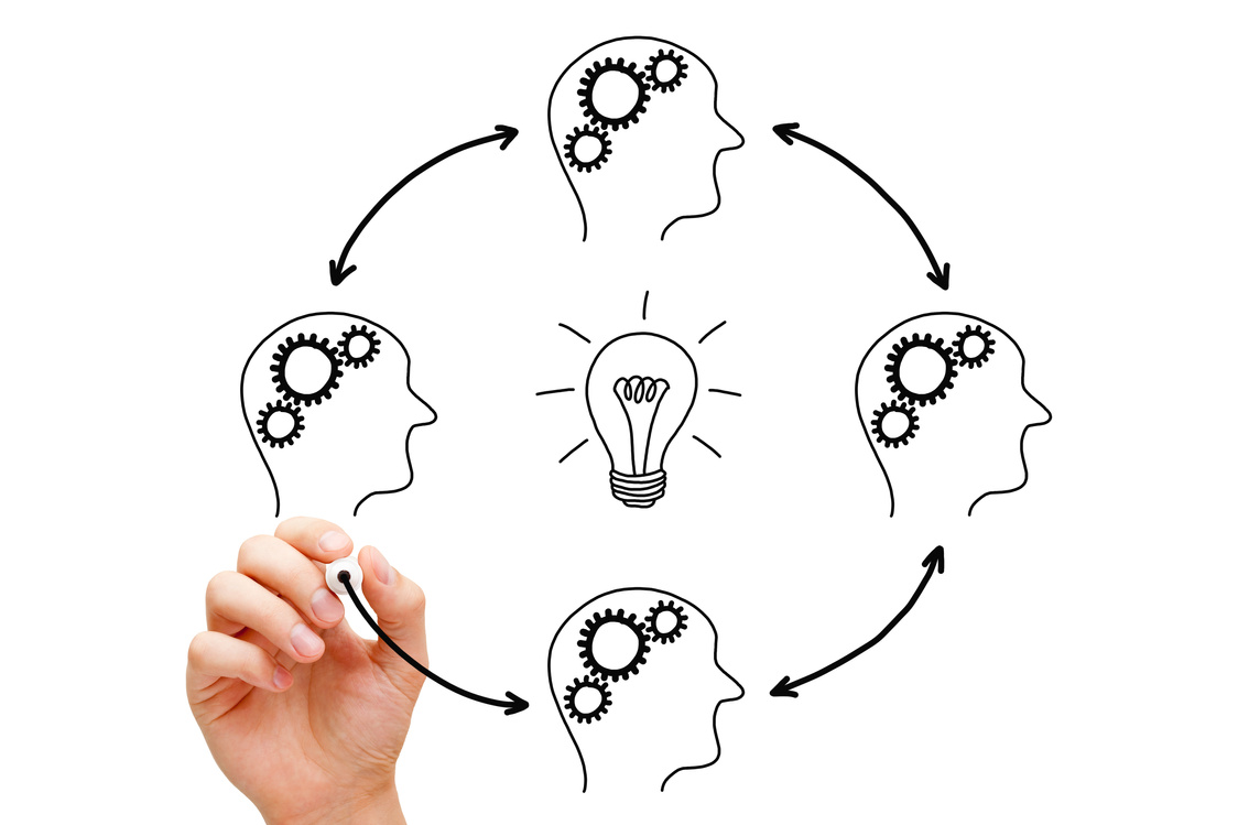 Teamwork Creativity Concept
